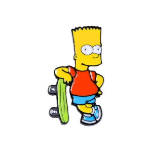 Metalowa przypinka Bart Simpson