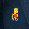 przypinka Bart Simpson na ubraniu pin metalowy Simpsonowie