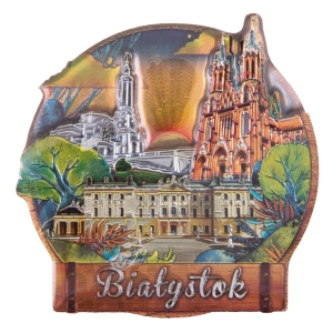 Białystok magnes na lodówkę