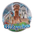 magnes na lodówkę Giżycko pamiątka z Mazur