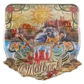 magnes na lodówkę Malbork pamiątka z Malborka zamek
