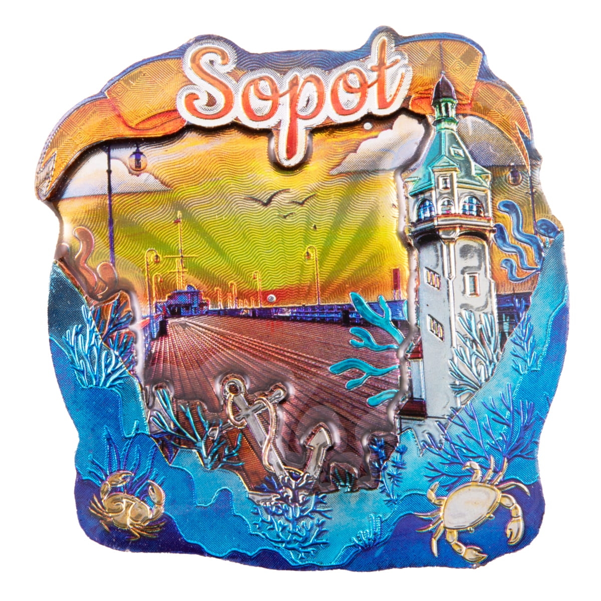 magnes na lodówkę Sopot pamiątka z kurortu