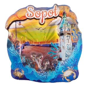 Sopot magnes na lodówkę