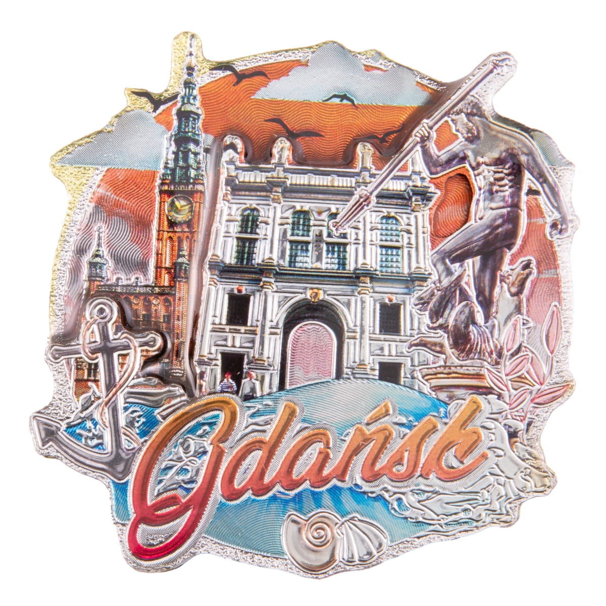Magnes na lodówkę Gdańsk pamiątka souvenir