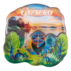 Magnes na lodówkę Giżycko