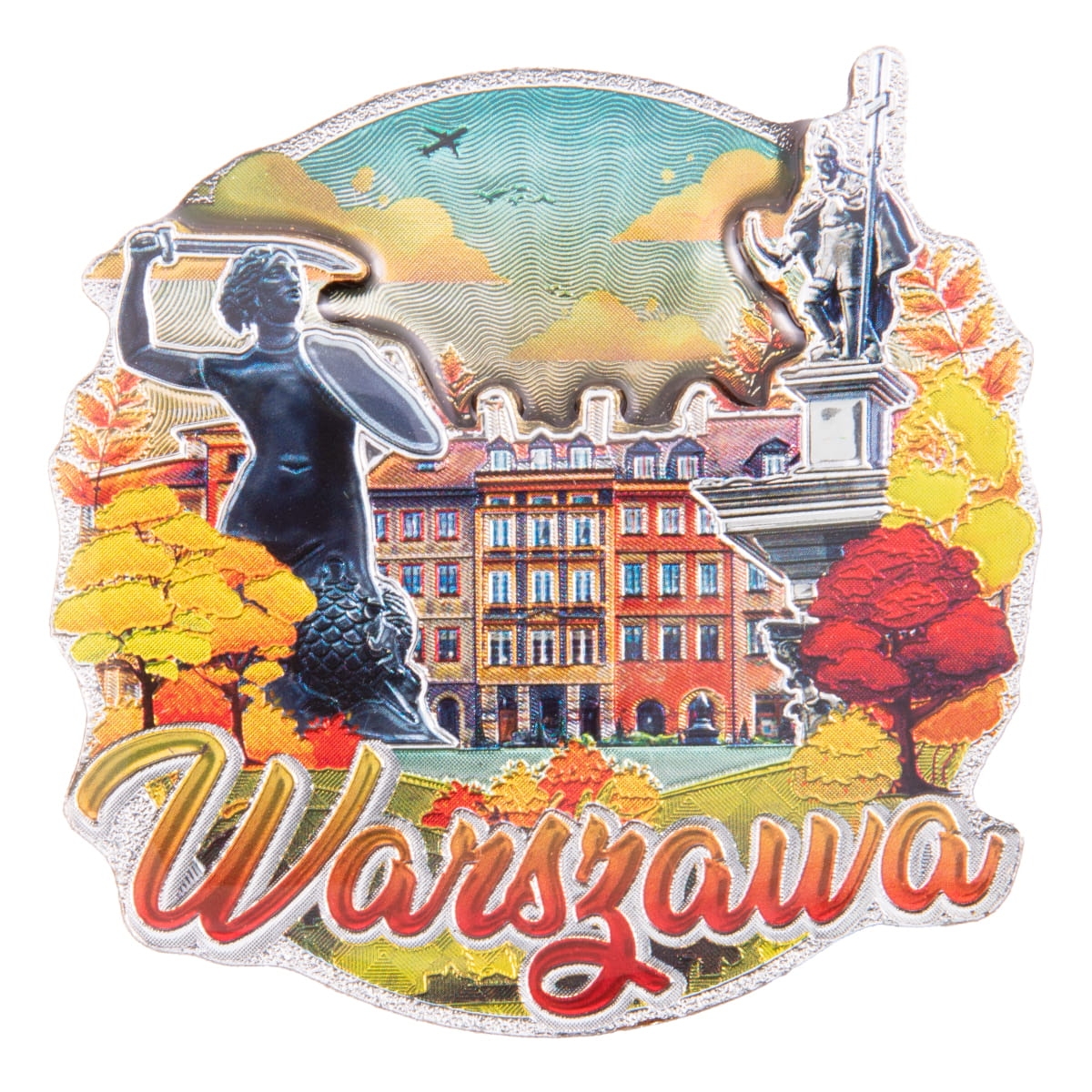 magnes na lodówkę Warszawa pamiątka z Polski