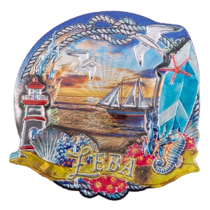 Magnes na lodówkę Łeba