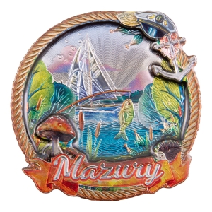 Magnes na lodówkę Mazury
