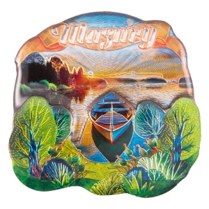 Magnes na lodówkę Mazury