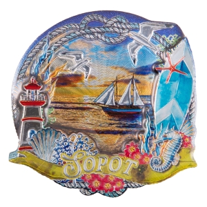 Magnes na lodówkę Sopot