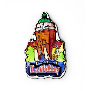 Magnes na lodówkę – Metalizowany Lublin Brama Krakowska