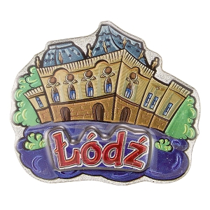 Magnes na lodówkę – Metalizowany Łódź Pałac Poznańskiego