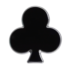 Metalowa przypinka karty TREFL