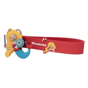 Breloczek gumowy 3D Warszawa Syrenka