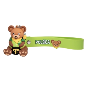 Breloczek gumowy 3D Polska miś