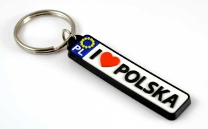 Brelok tablica rejestracyjna Polska