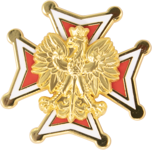 Metalowa przypinka Order, odznaka