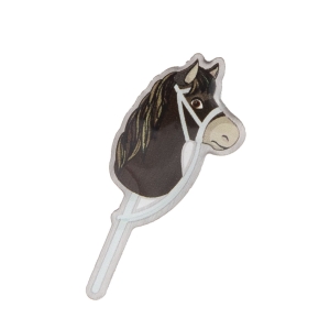 Metalowa przypinka hobby horse