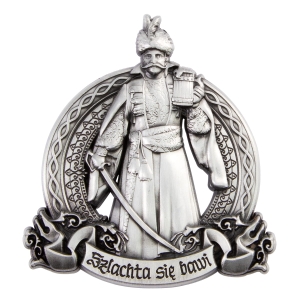 Magnes na lodówkę – Szlachta, metalowy