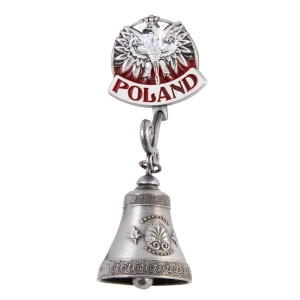 Magnes na lodówkę – Dzwonek Polska, metalowy