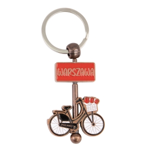 Brelok metalowy rower Warszawa