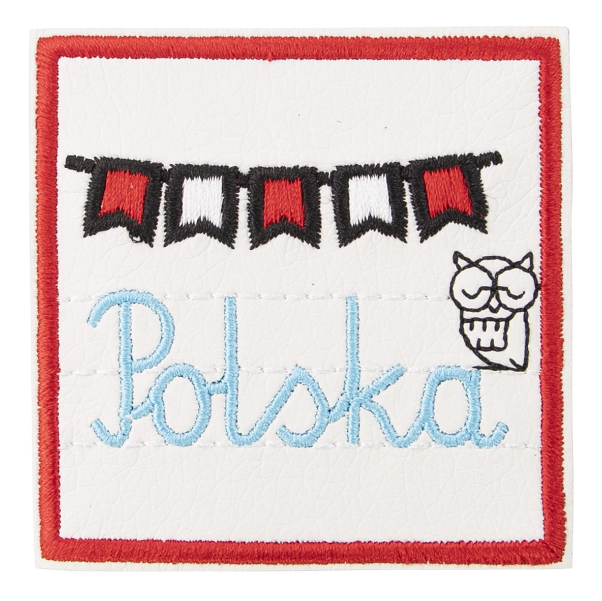 magnes lodówka Polska haft naszywka naprasowanka patriotyczna