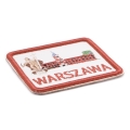 Magnes naprasowanka haft Warszawa - widok perspektywiczny