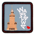 magnes haft Warszawa PKiN Pałac Kultury i Nauki naszywka naprasowanka