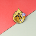 this is fine dog przypinka metalowa sklep