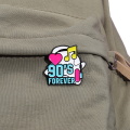 pin metalowy 90's forever lata dziewięćdziesiąte disco