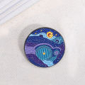 przypinka metalowa Hobbit Van Gogh mniejszy widok