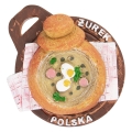 Magnes na lodówkę Żurek Polska - widok z góry