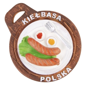 Magnes na lodówkę – Kiełbasa z musztardą Polska