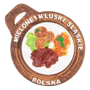 Magnes na lodówkę – Kluski śląskie, kotlet mielony, Polska
