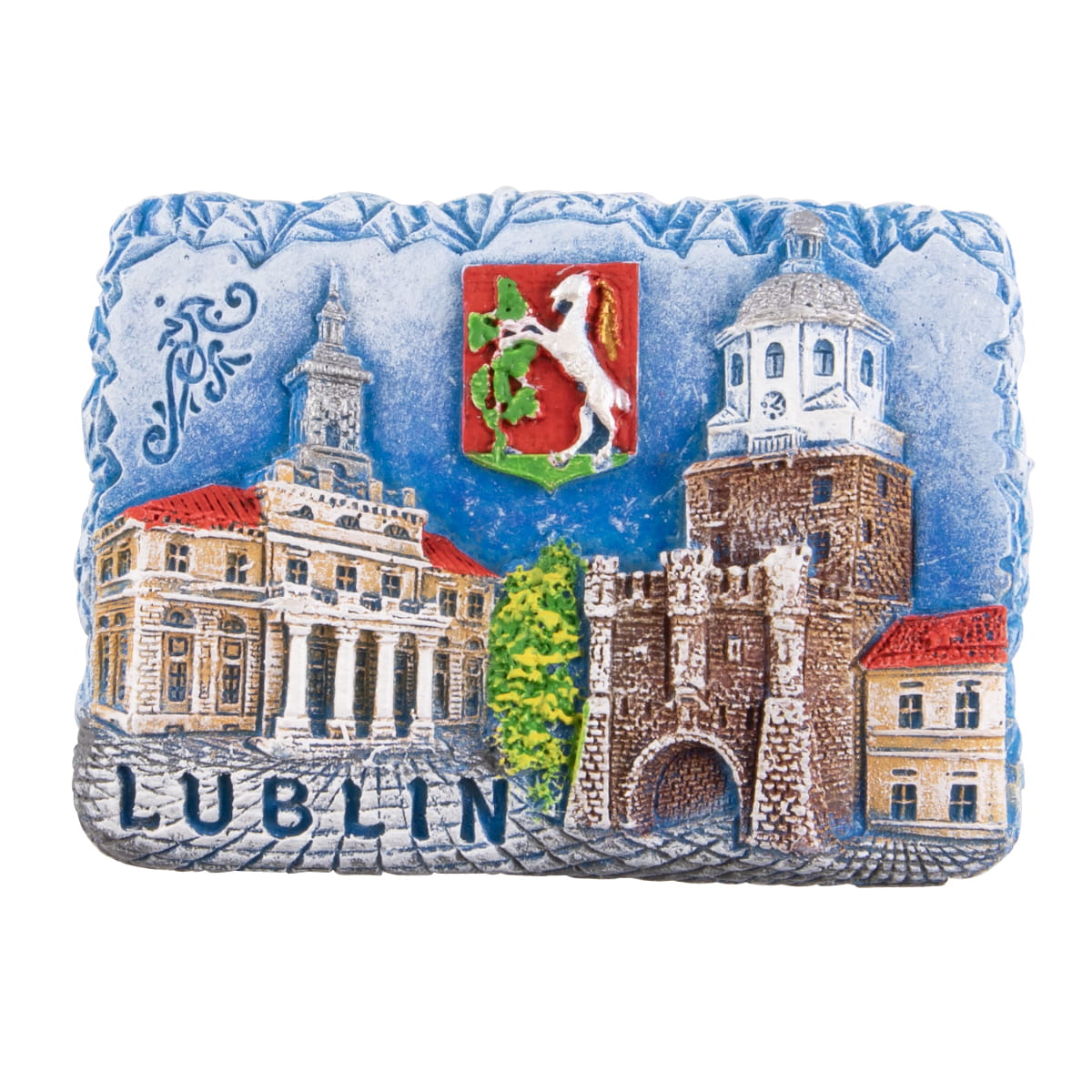 Magnes na lodówkę Lublin pamiątka z Lublina