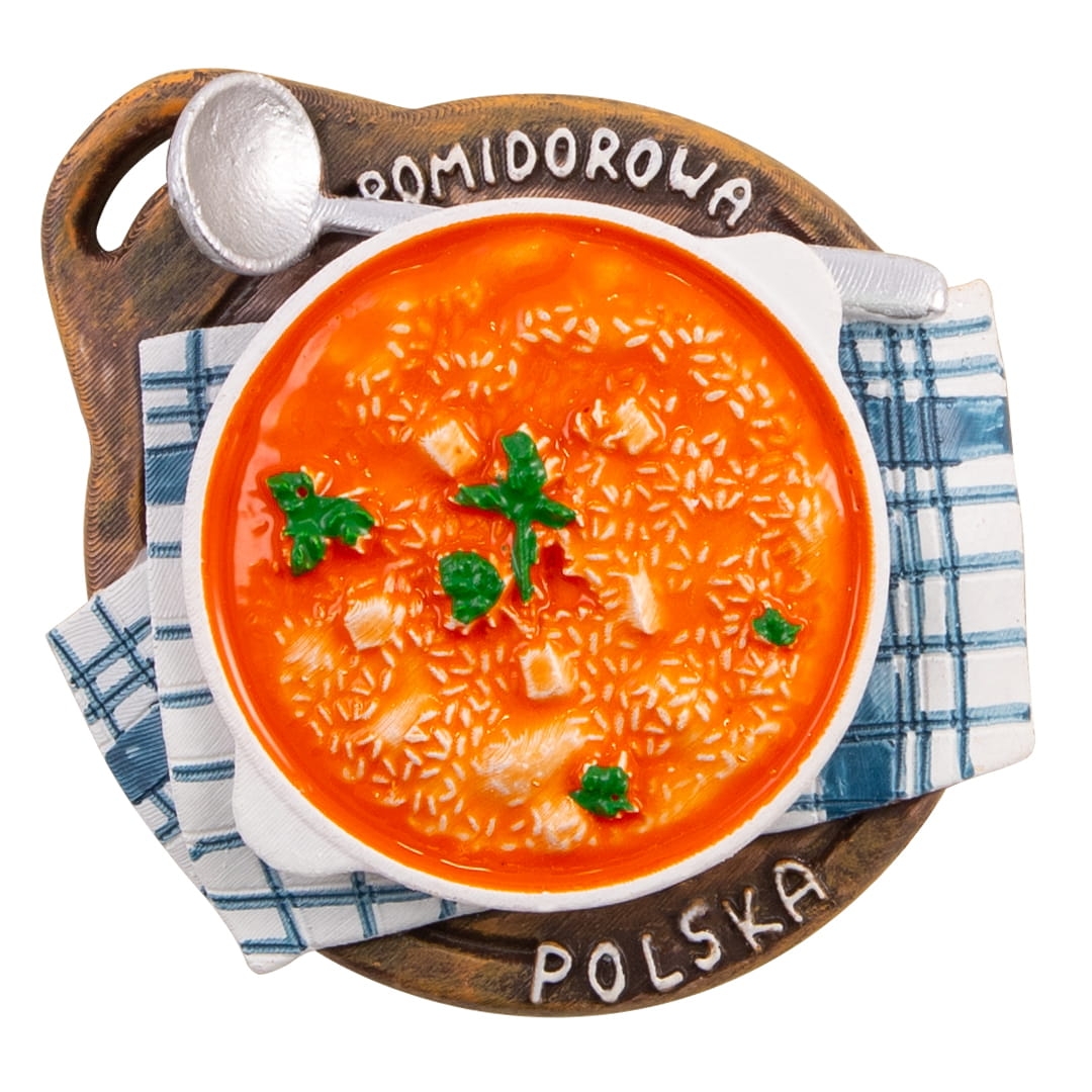 magnes na lodówkę zupa pomidorowa polska souvenir