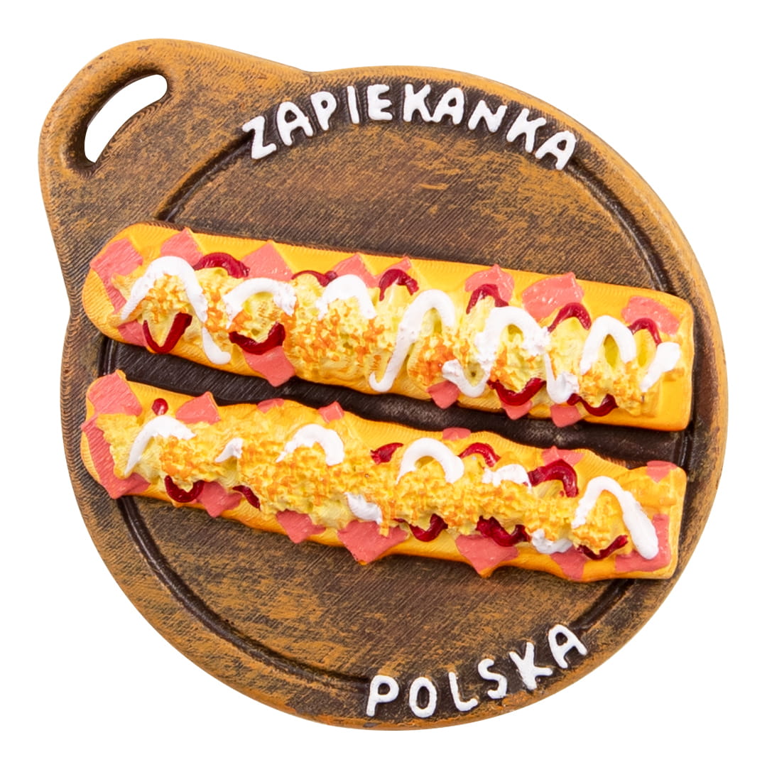 magnes na lodówkę zapiekanka polska pamiątka