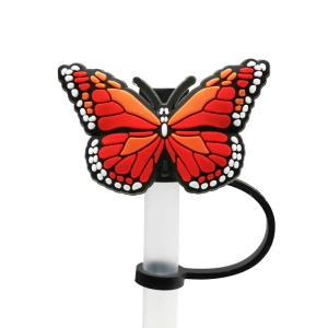 Zatyczka na słomkę motyl czerwony