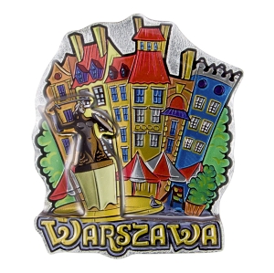 Magnes na lodówkę – Na lodówkę Warszawa Stare Miasto, MDF