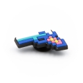 wpinka crocs pistolet Minecraft pixelart 3D