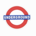 przypinka do crocsów London Underground Londyn metro