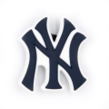 przypinka do crocsów New York Yankees logo NY
