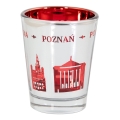 kieliszek lustrzany Poznań pamiątka z zabytkami miasta