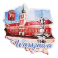 Magnes na lodówkę Polska Warszawa Zamek Królewski pamiątka z Warszawy