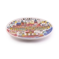 talerzyk ceramiczny Kraków 20 cm widok z boku profil