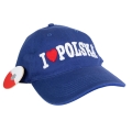 Czapka z daszkiem B-Fashion I love Polska widok z boku