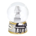 Kula śnieżna Chopin 80 mm z fortepianem - bok