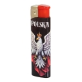 zapalniczka z polskim godłem widok z boku