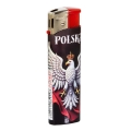 zapalniczka polska czarna z orłem w koronie