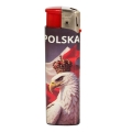zapalniczka narodowościowa polska z orłem w koronie